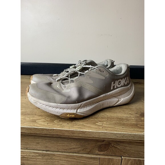 HOKA M Transport DEGG 1123153 Men's Running Sneakers Size 9.5D Vibram READ - Picture 1 of 16